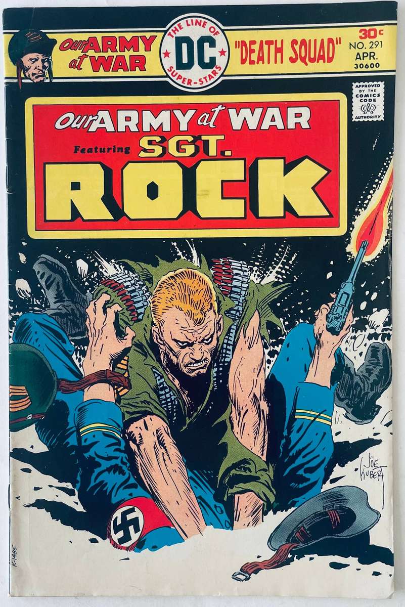 DC Comics our army at war featuring SGT. Rock issue #291 Published in April 1976