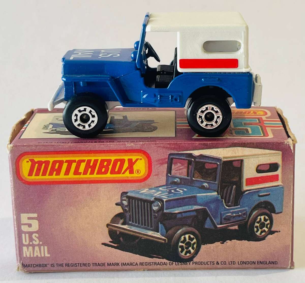 Rare Matchbox Superfast no 5 U.S. Mail truck