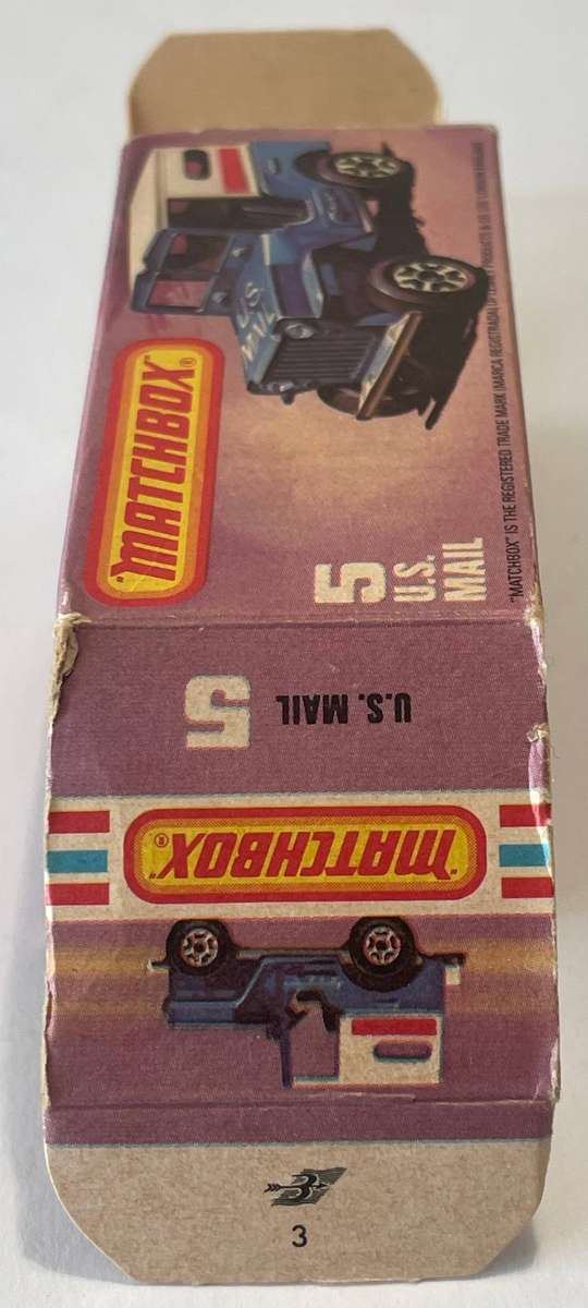 Rare Matchbox Superfast no 5 U.S. Mail truck