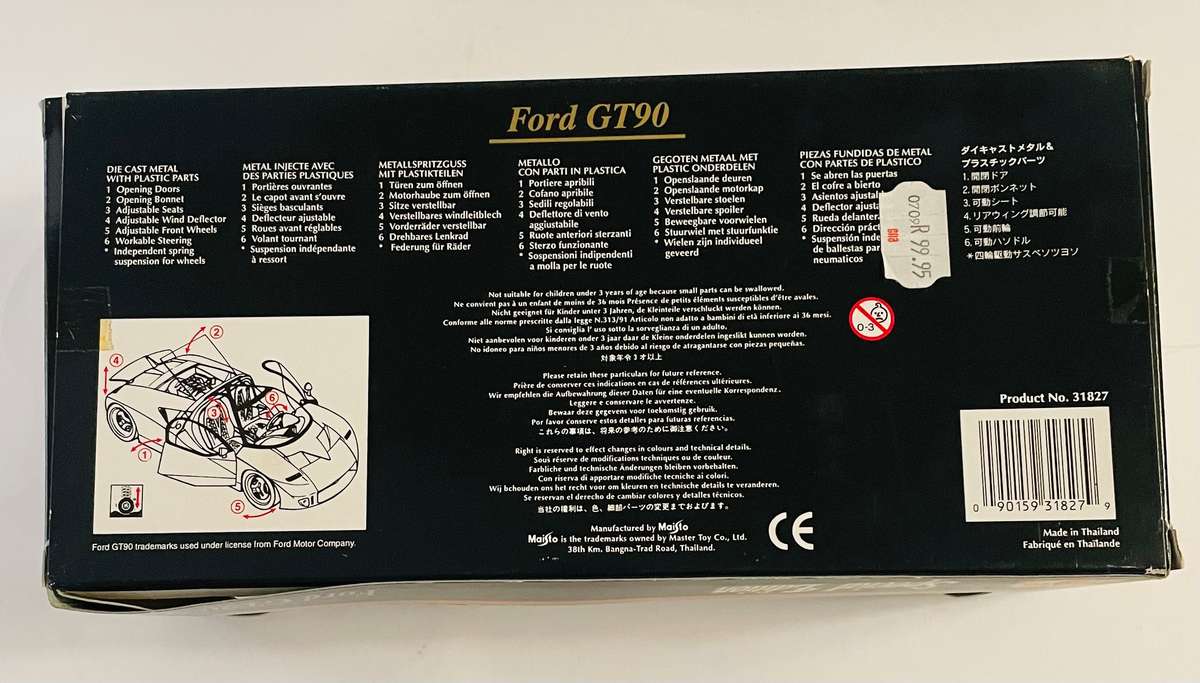 Maisto special edition Ford GT90 concept car die cast model