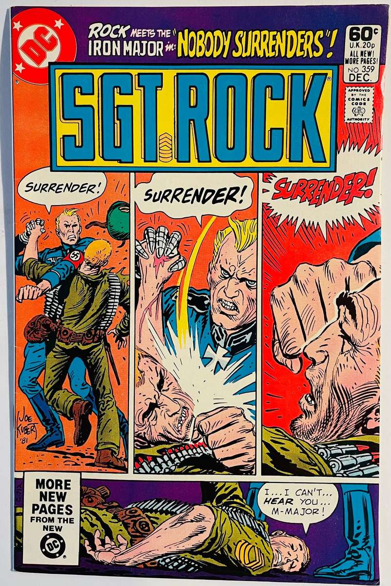 DC Comics SGT Rock issue 359 Published in December 1981
