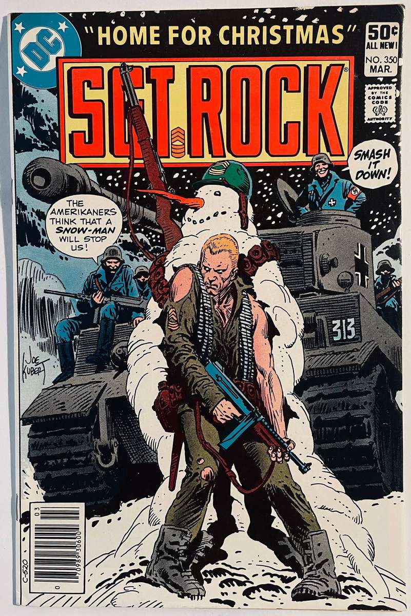 DC Comics SGT Rock issue 350 published in March 1981