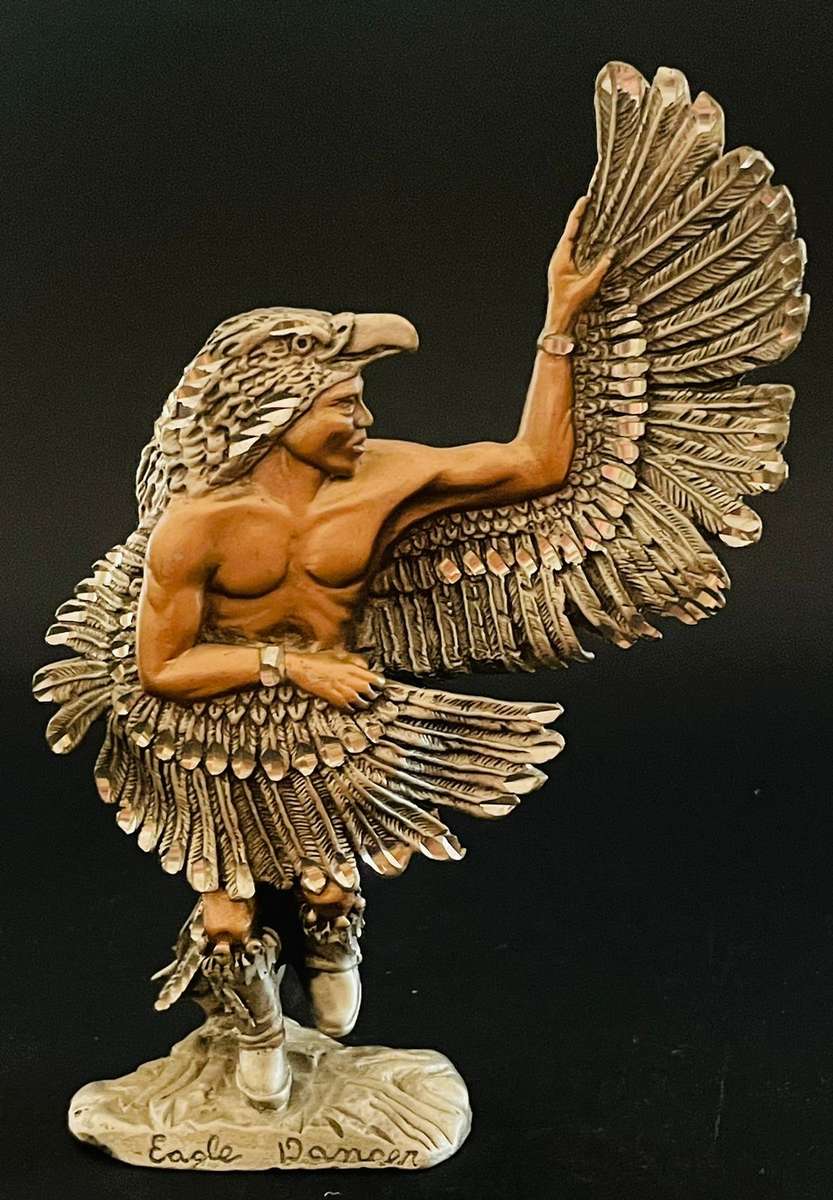 Masterworks - Fine Pewter  - figurin of "Eagle dancer"