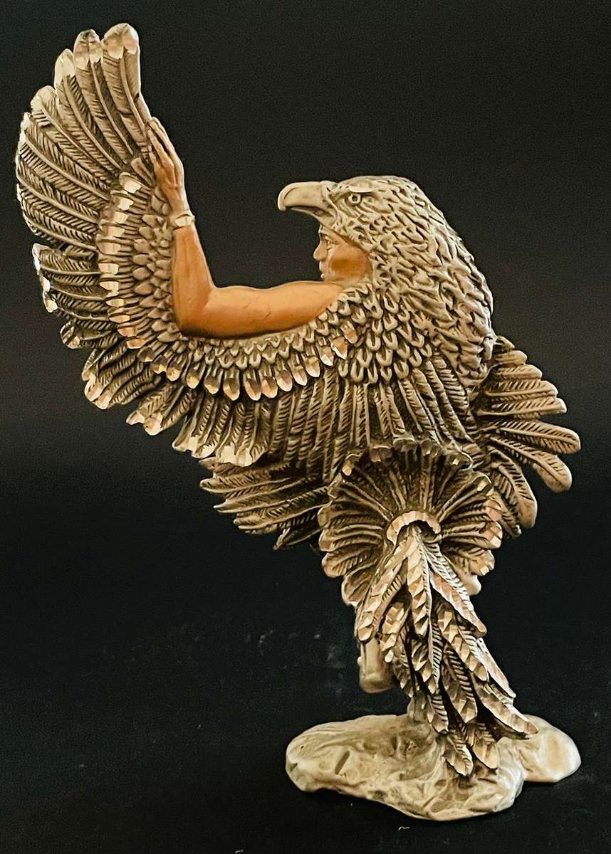 Masterworks - Fine Pewter  - figurin of "Eagle dancer"