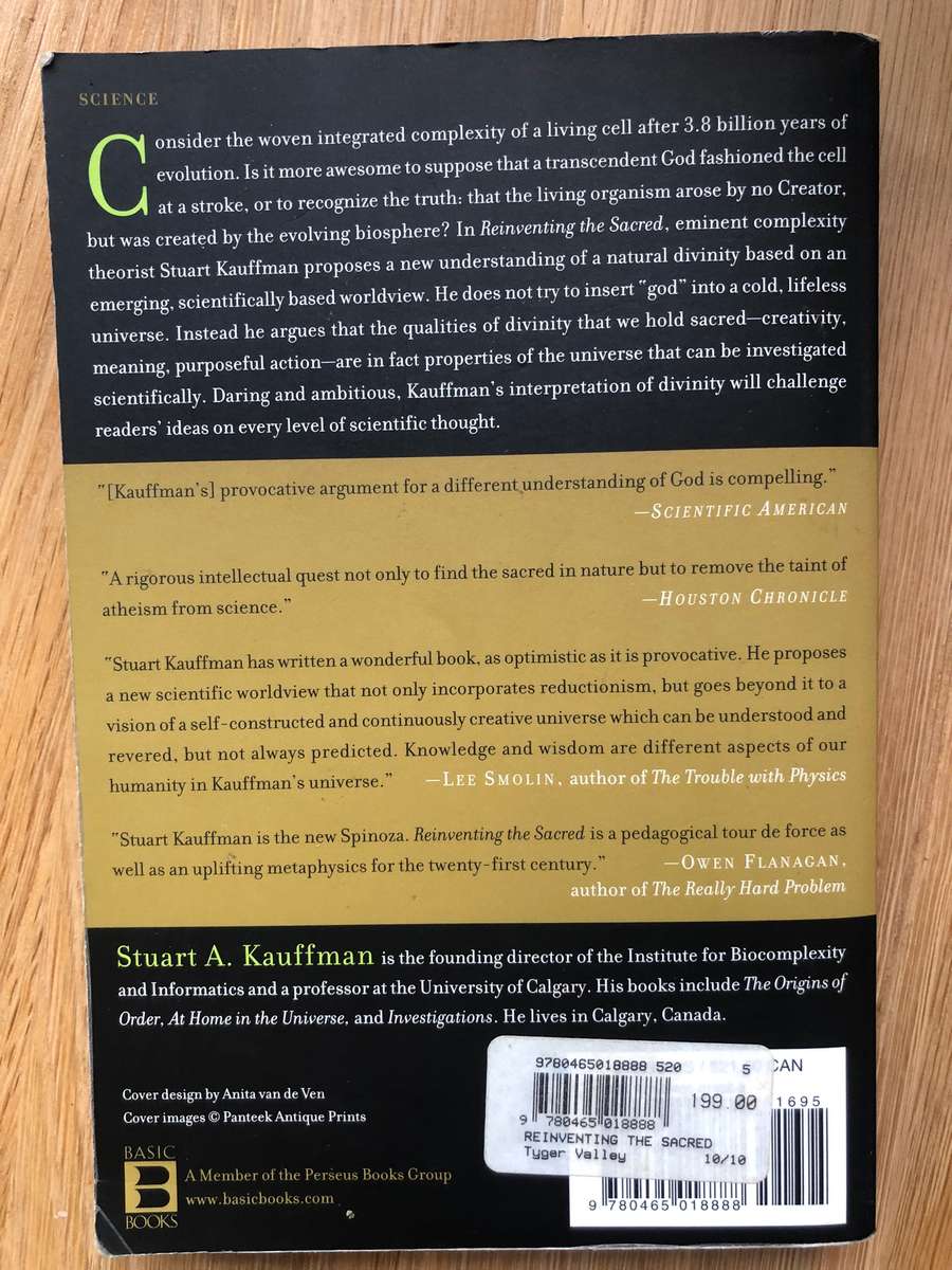 Stuart A. Kauffman - Reinventing the Sacred