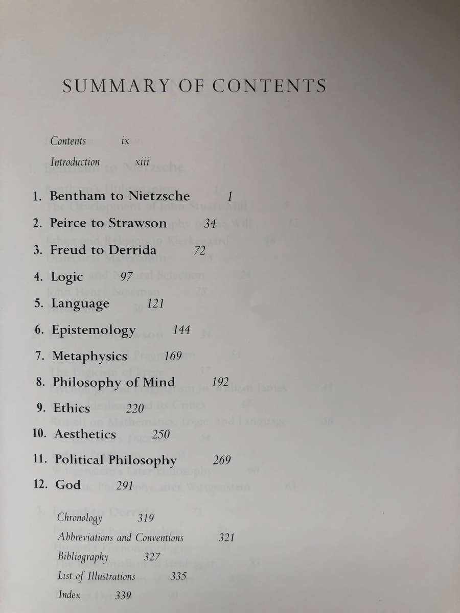 Anthony Kenny - Philosophy in the Modern World