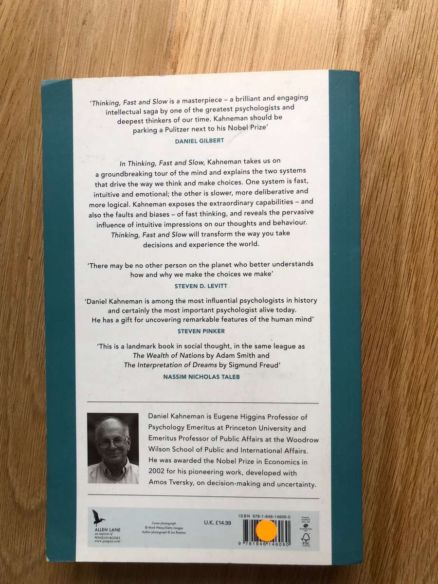 Daniel Kahneman - Thinking, Fast and Slow
