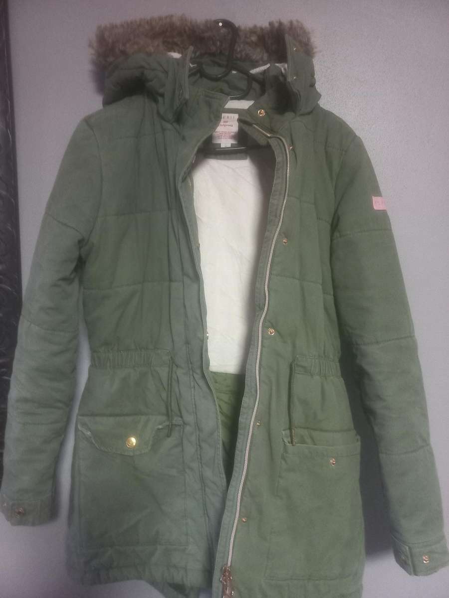 Imported Esprit khaki parka jacket