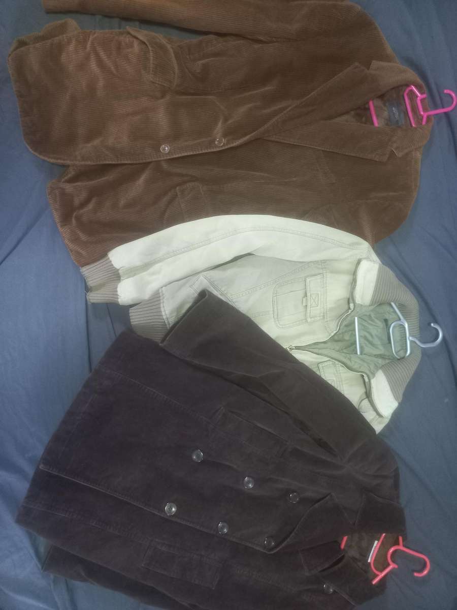 Bundle Deal: Corduroy Jackets  3 for 1 Price!
