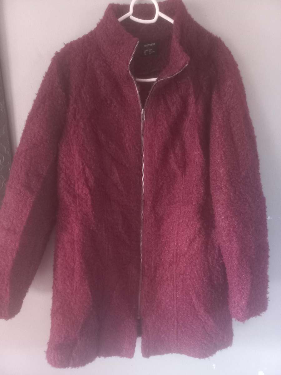 Stylish Burgundy coat