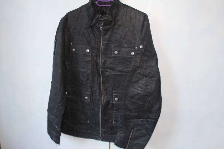 Rugged Rainbow utility jacket.