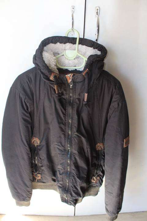 Sublevel Original Collection Hooded Bomber Jacket