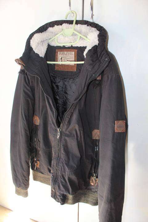 Sublevel Original Collection Hooded Bomber Jacket