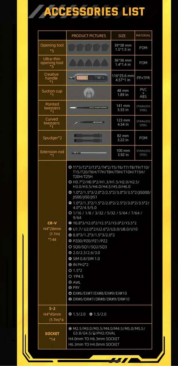 180 in 1 Precision Screwdriver Set