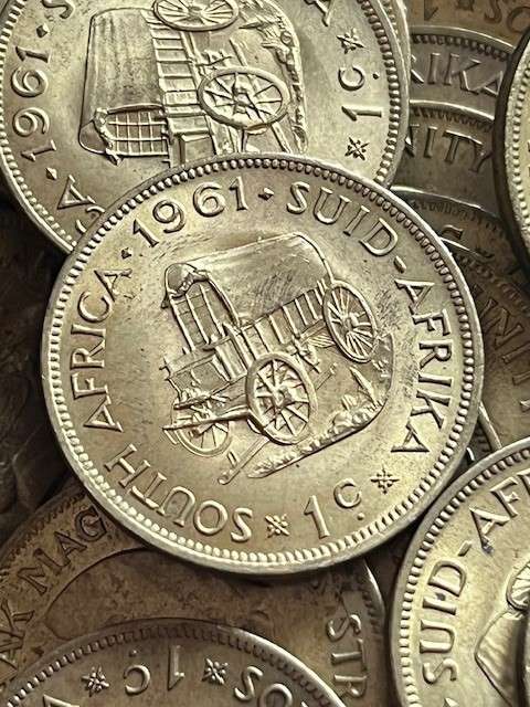 1961 RSA 1 cents (1st Decimal series)