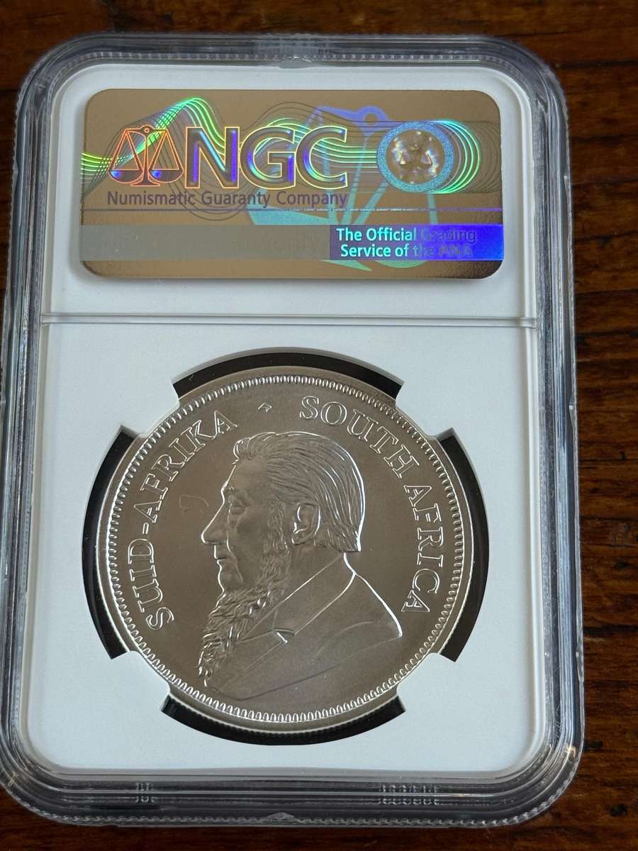 2022 Uncirculated Silver Krugerrand. TOP POP on NGC graded MS70. View images for condition.