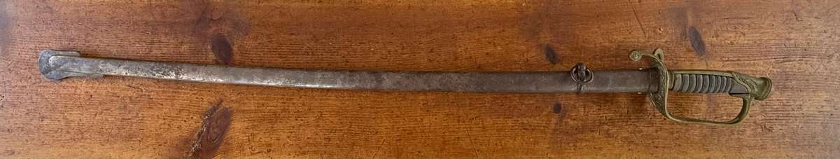 Sword with Scabbard stamped E & F Horster, Solingen.