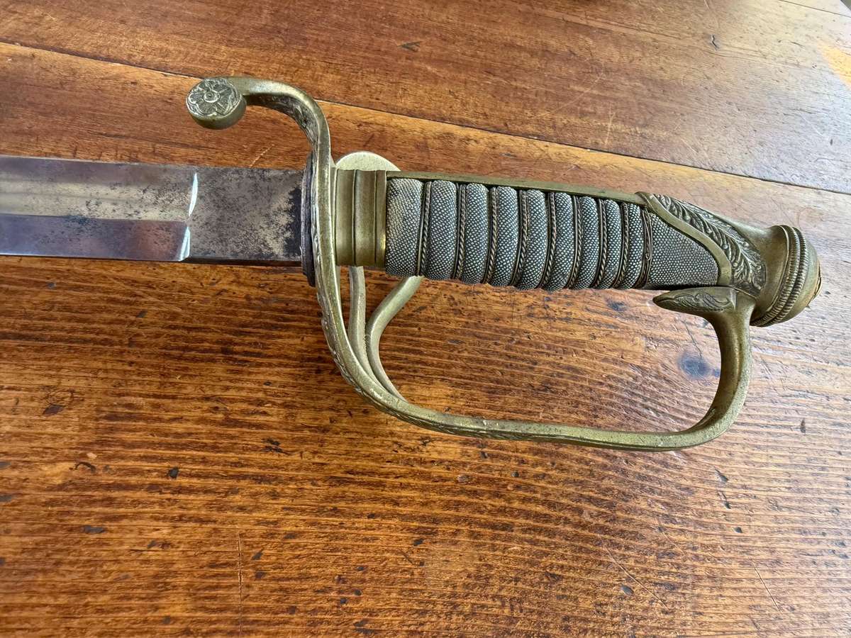 Sword with Scabbard stamped E & F Horster, Solingen.