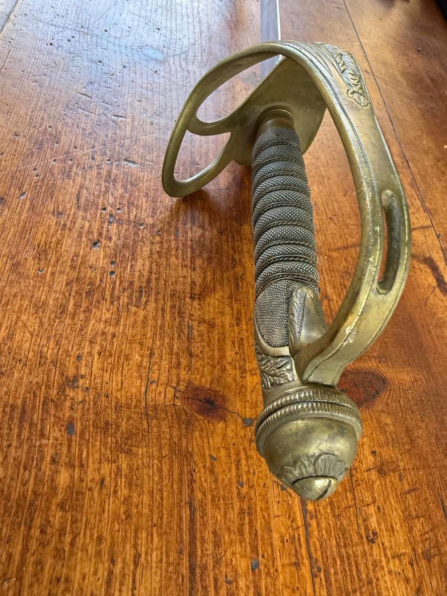 Sword with Scabbard stamped E & F Horster, Solingen.