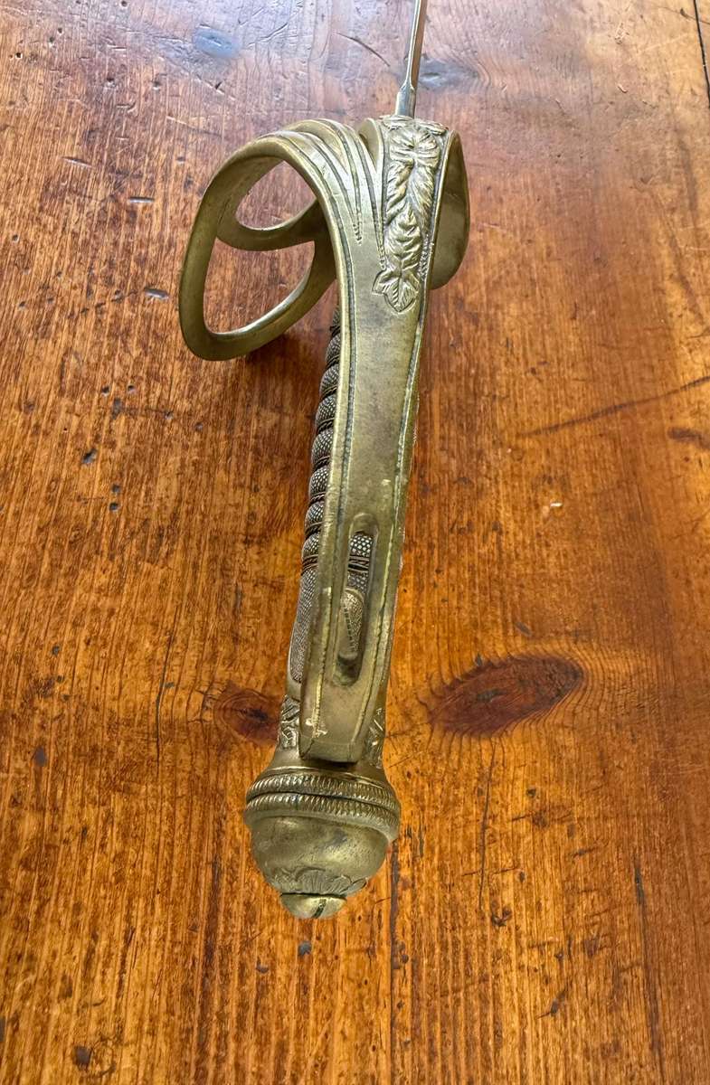 Sword with Scabbard stamped E & F Horster, Solingen.