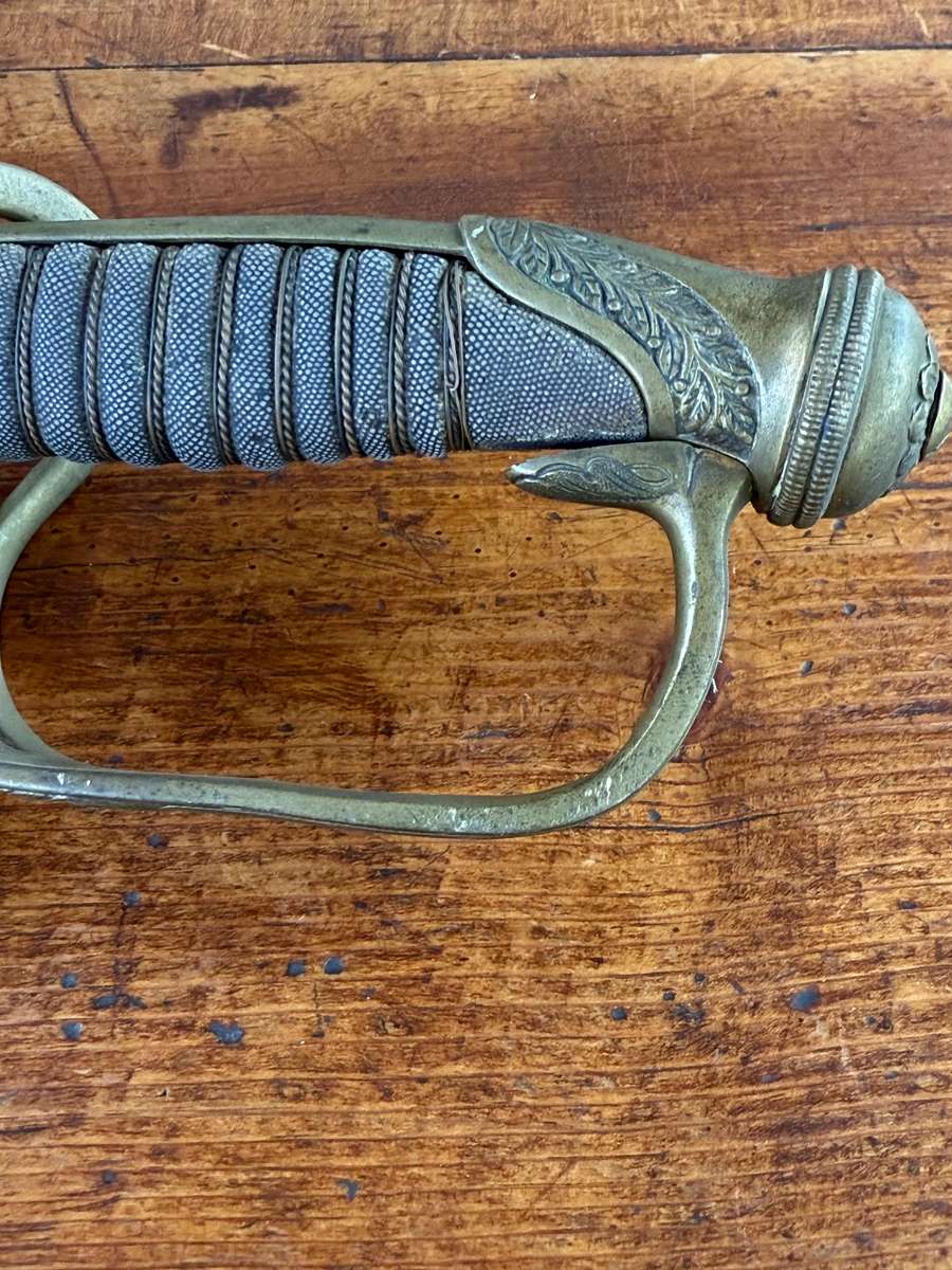 Sword with Scabbard stamped E & F Horster, Solingen.