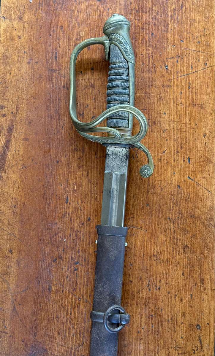 Sword with Scabbard stamped E & F Horster, Solingen.