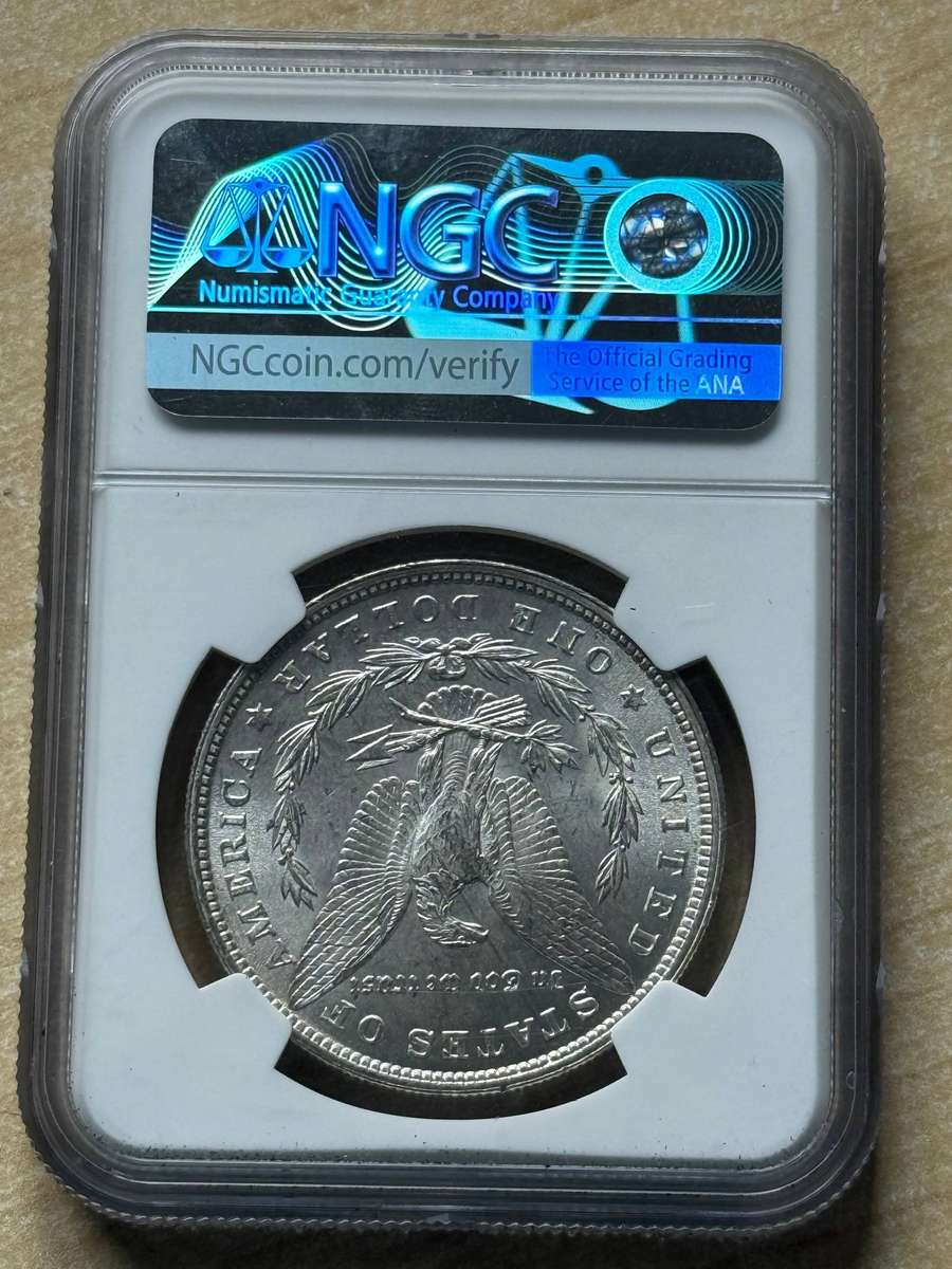 1880 USA Morgan $1 - NGC graded MS63