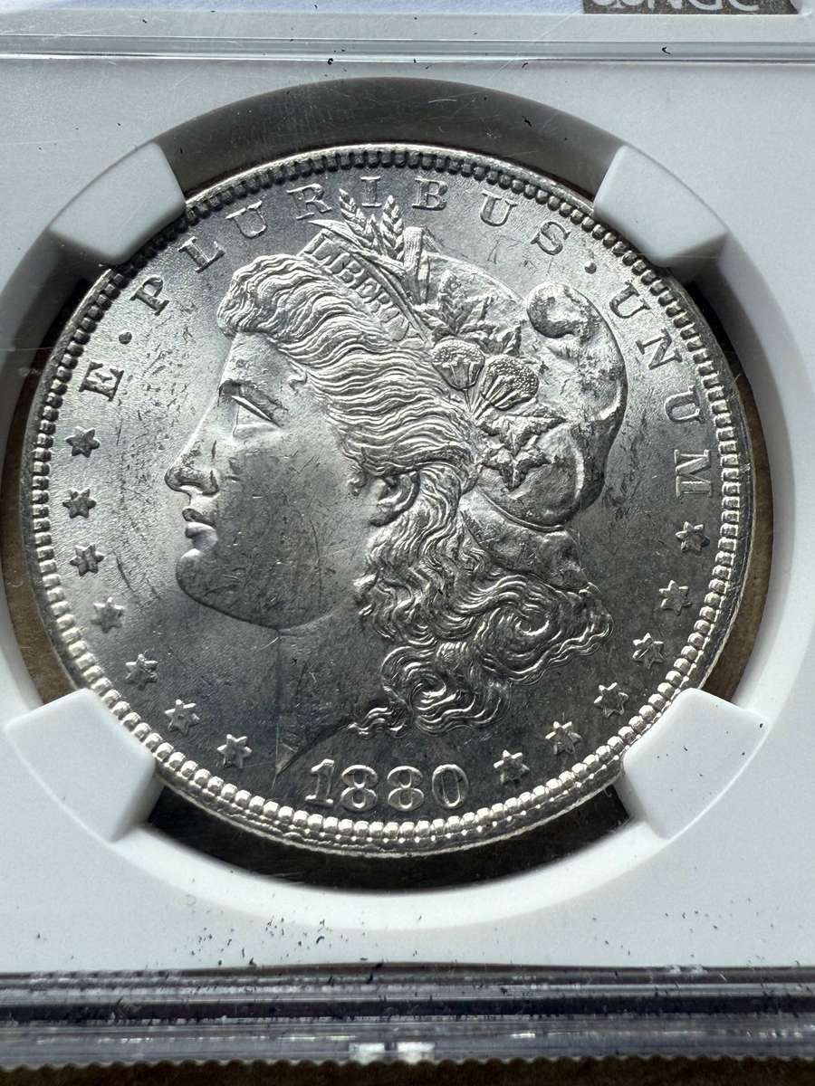1880 USA Morgan $1 - NGC graded MS63