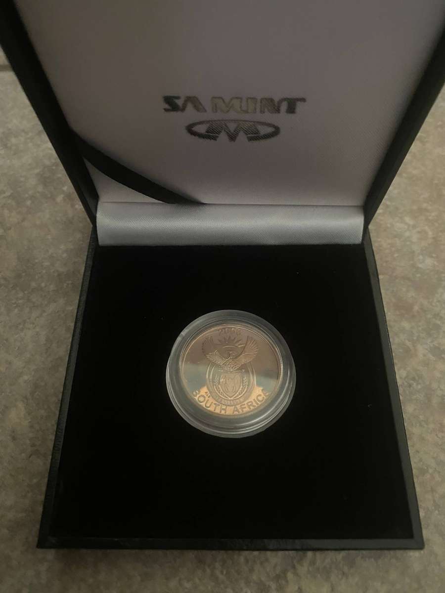 WILDLIFE SERIES 2003 "The Rhino" 5c (1/4 oz) Silver Coin
