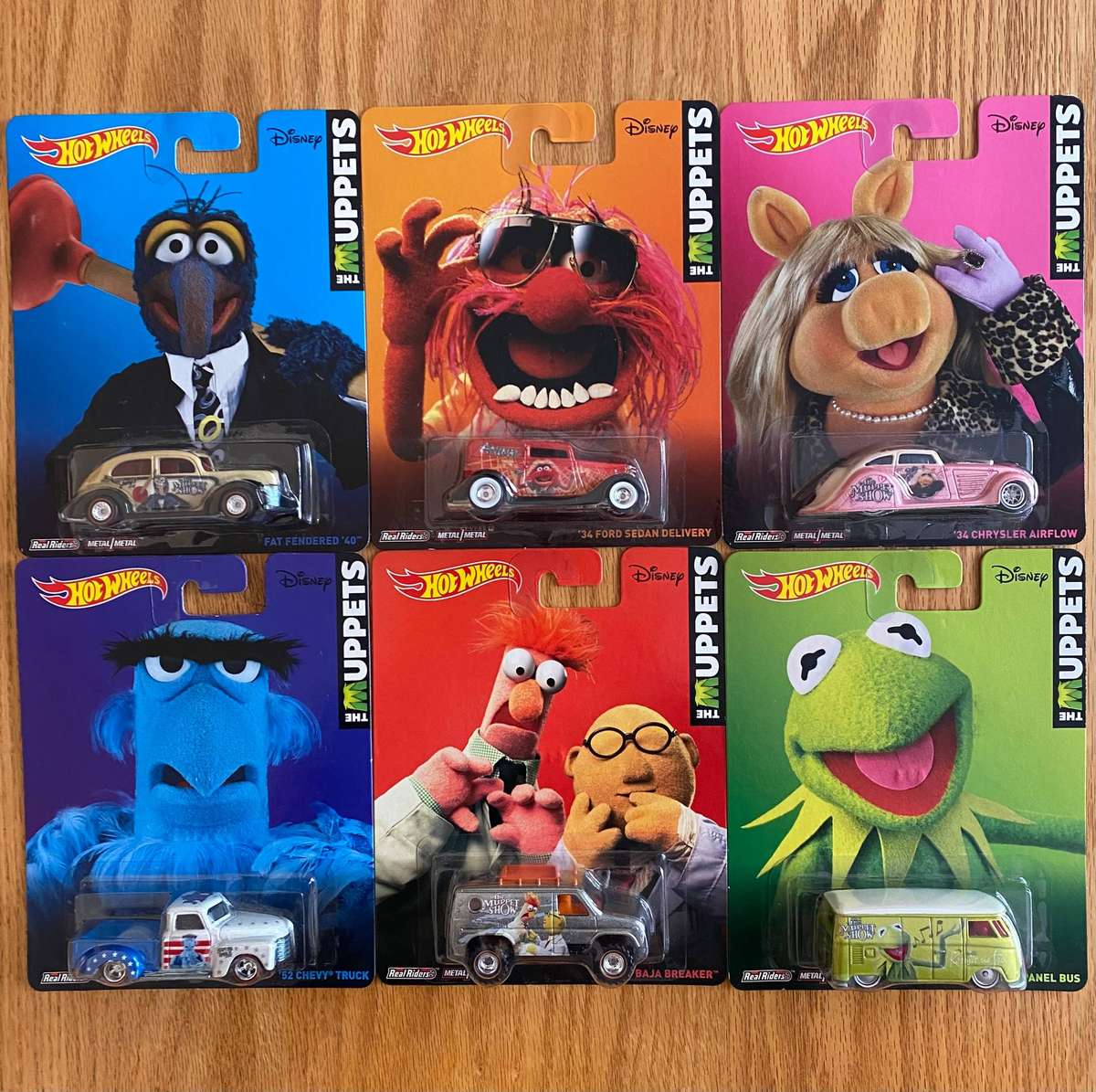 HOT WHEELS REAL RIDERS THE MUPPETS