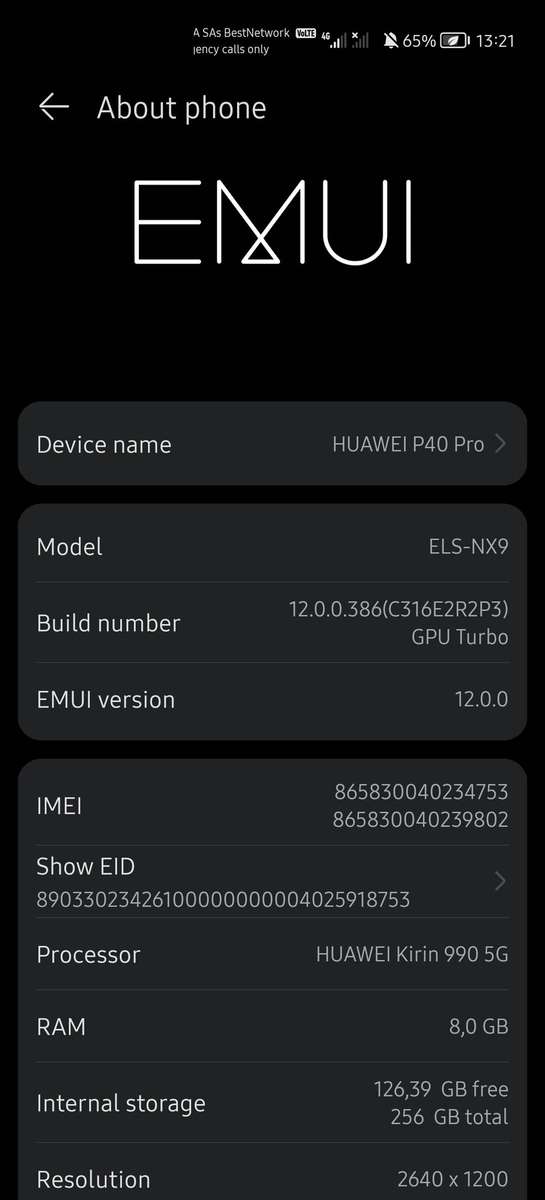 Huawei P40 pro
