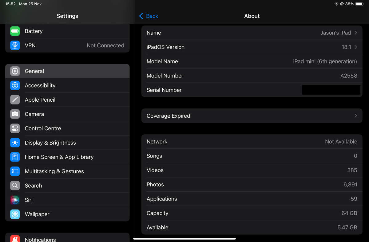 Apple iPad Mini 6th Gen
