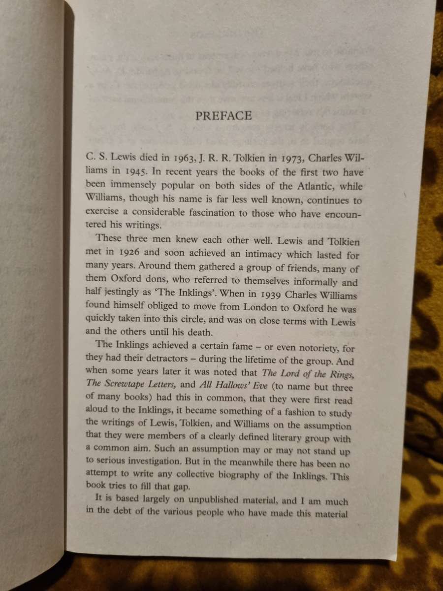 The Inklings - Tolkien, Lewis, Charles Williams and more!