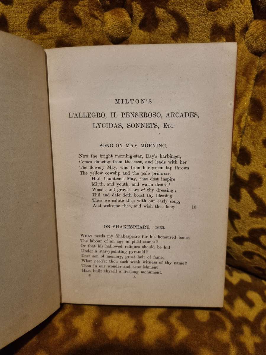 Milton - Lycidas, Sonnets