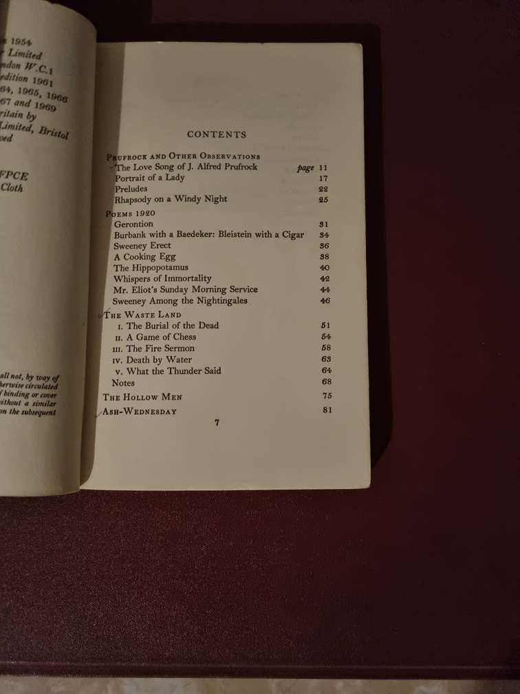 TS Eliot Selected Poems