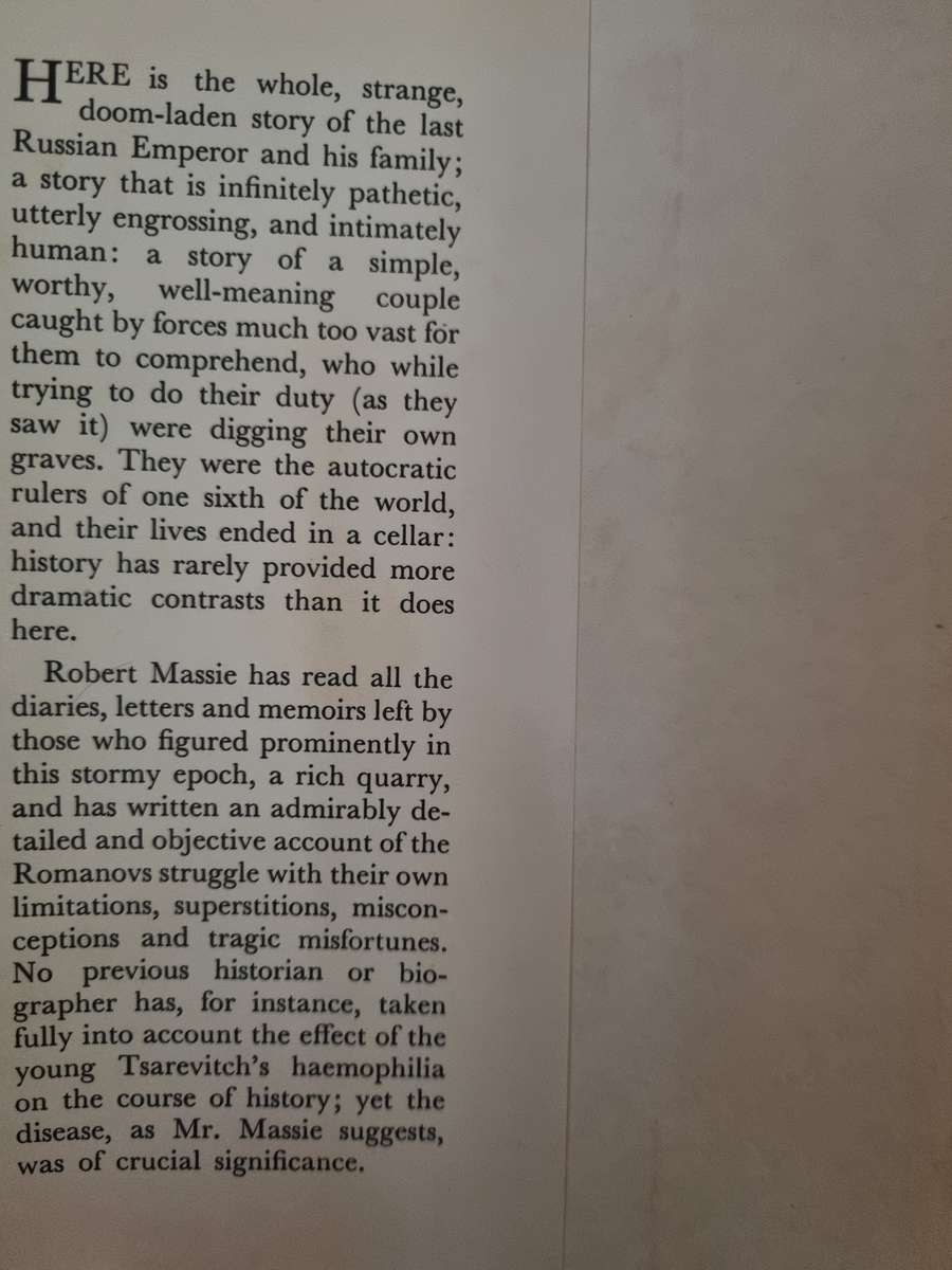 Nicholas and Alexandra, by RK Massie