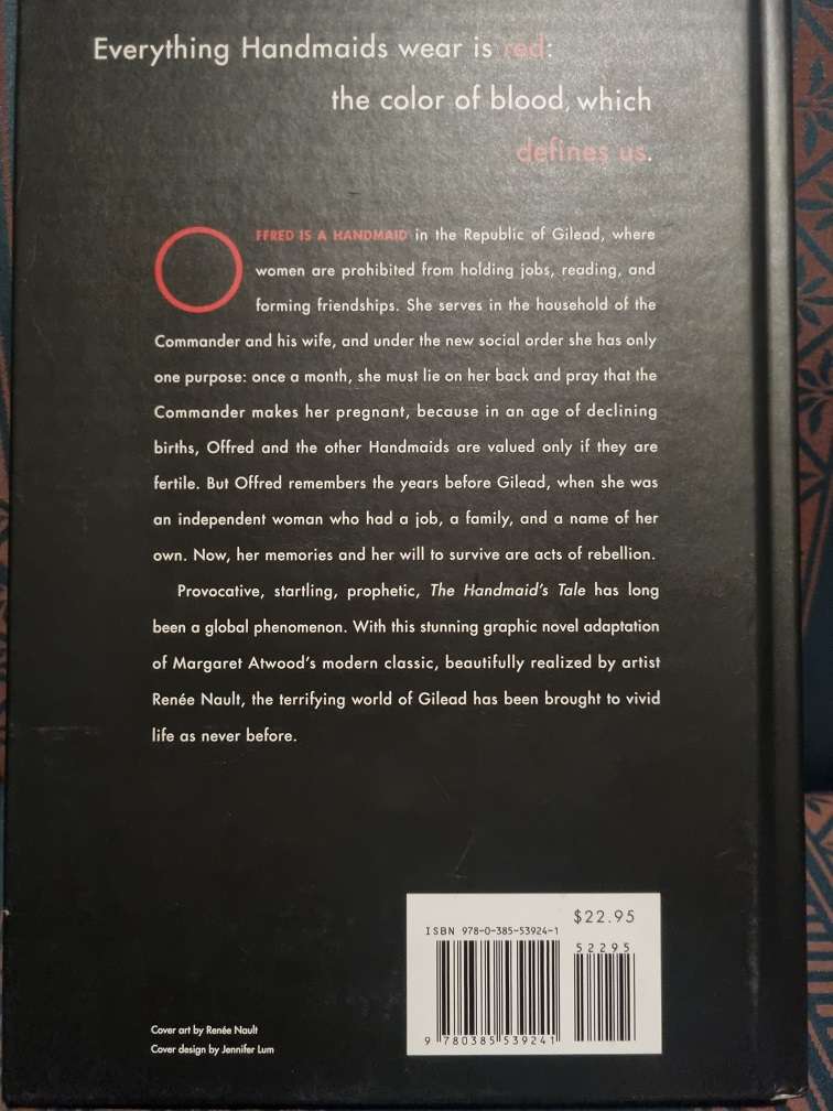 The Handmaid's Tale - Margaret Atwood - Graphic adaptation, hardcover comic