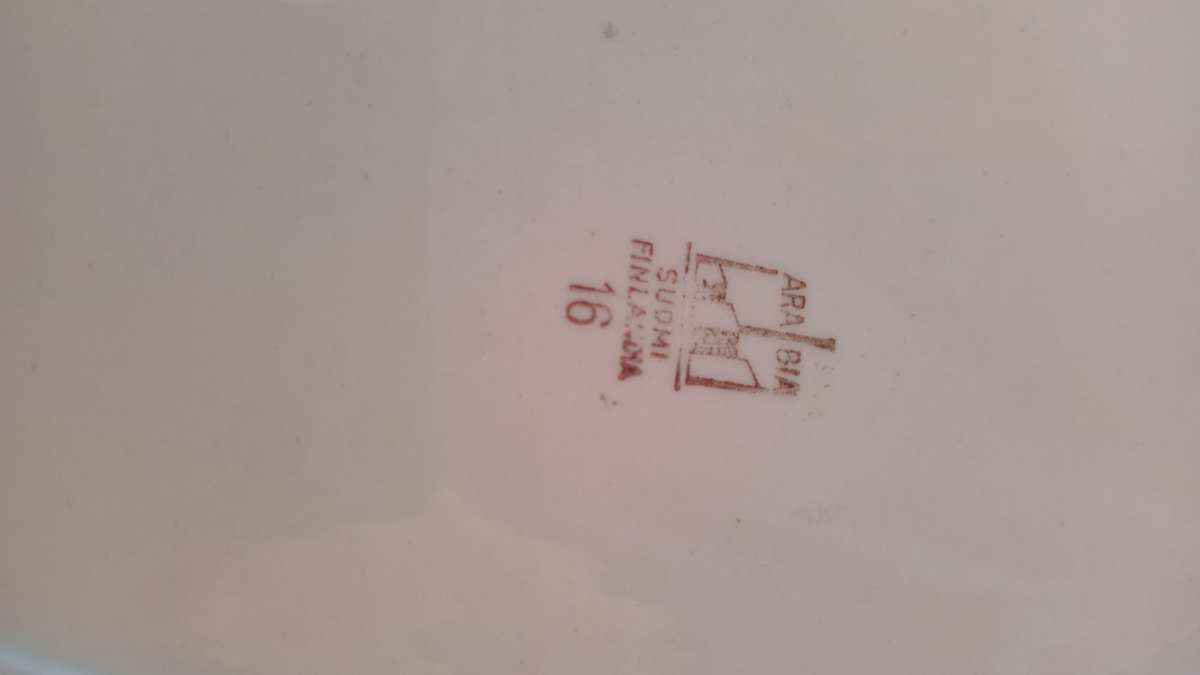 Large Vintage ARABIA of Finland Oval Platter