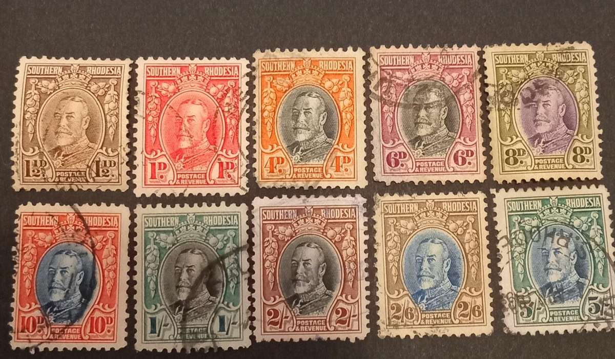 SOUTHERN RHODESIA 1931 Field Marshall Part used Set CV R2200+