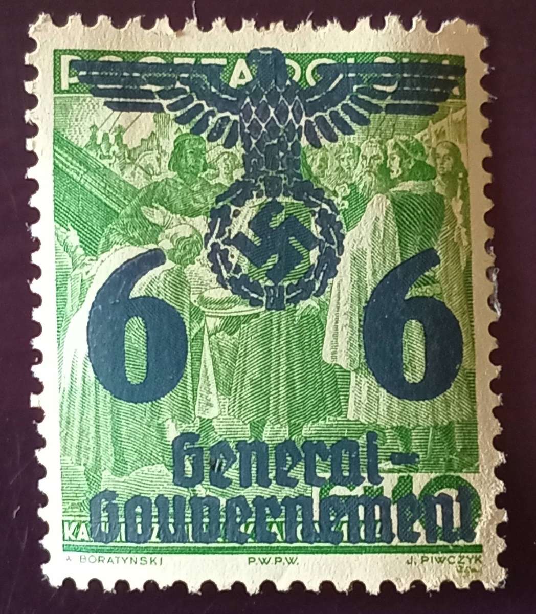 Germany Start of WW2 General Government Swastika Eagle 1939