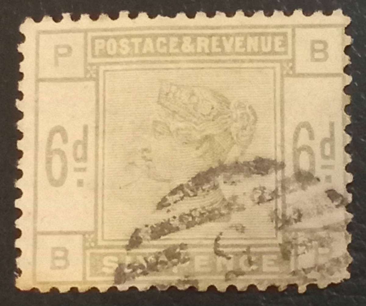 GB QV SG194, 6d dull green, VFU. Cat £240