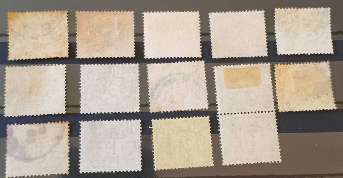 GREAT BRITAIN 1914+ POSTAGE DUES, SELECTION OF 14 FVU