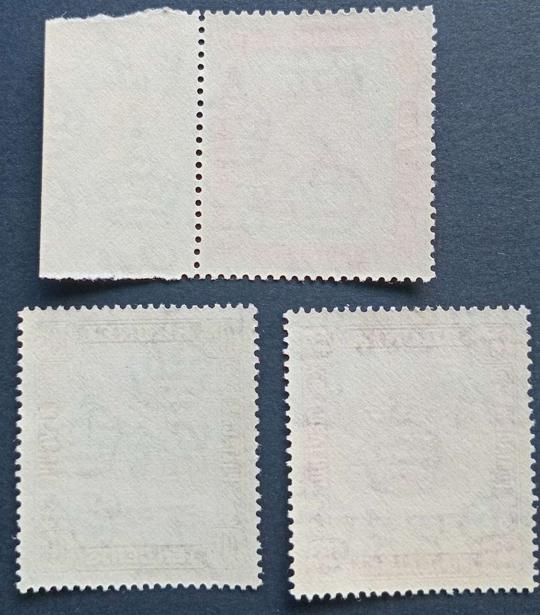 BRUNEI 1931 8c(p13)+10c & 25c View on Brunei River MNH CV R2000+