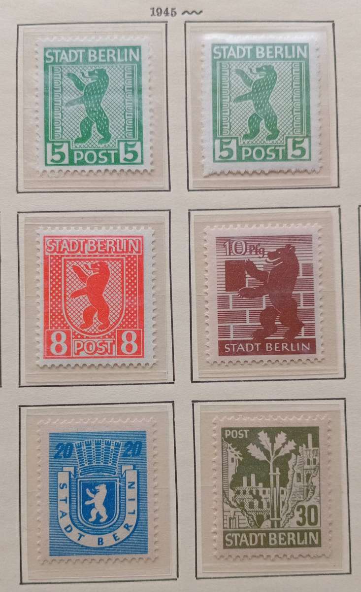 GERMANY Soviet Occupation - 1945 - Berlin & Brandenburg Perfect MNH **