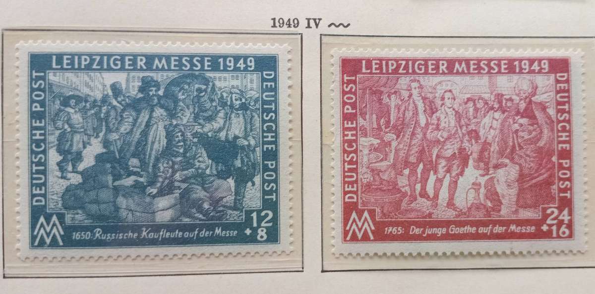 Germany / Russian Zone / Gen 1949 SG.R60-R61 MNH