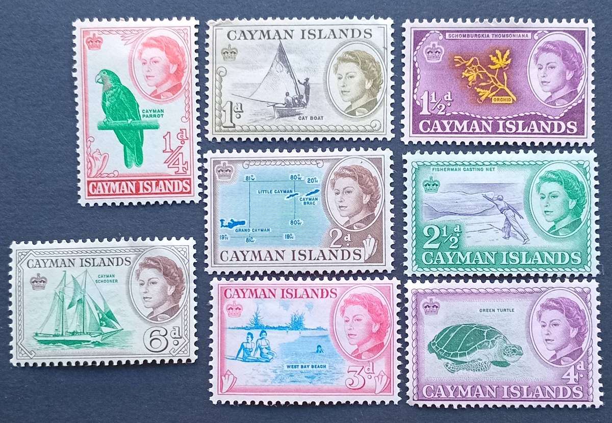 CAYMAN ISLANDS 1962 #153-159