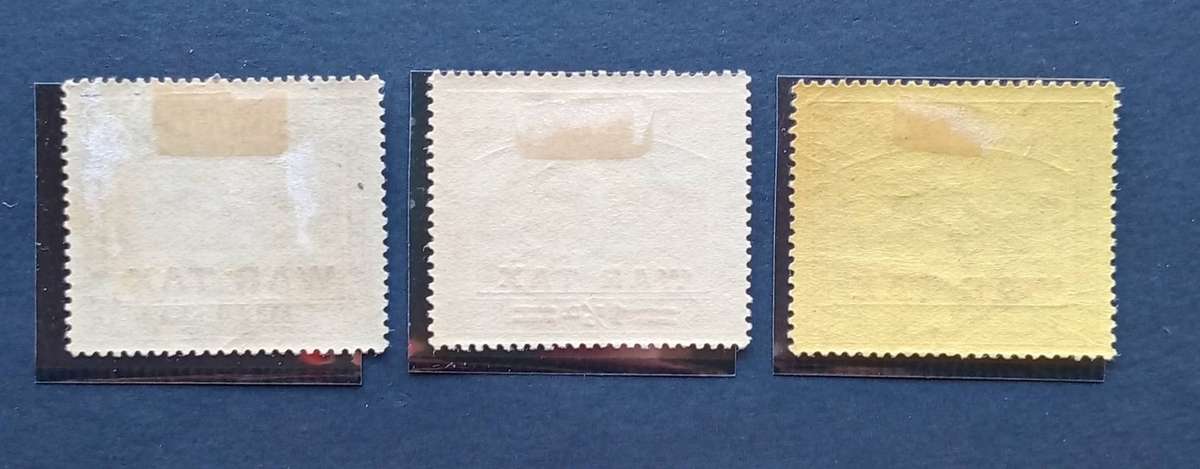 DOMINICA 1916-1919 KGV War Tax opt'd selection MH