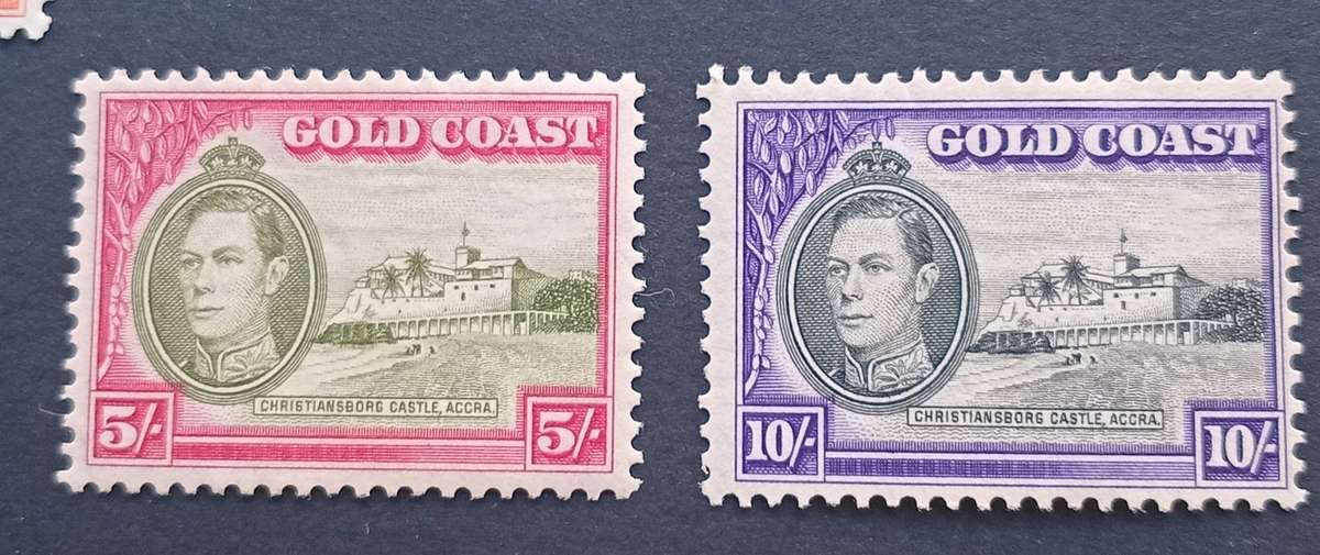 GOLD COAST 1938 KGVI MNH/MH&VFU ½d-10/- CV R3000