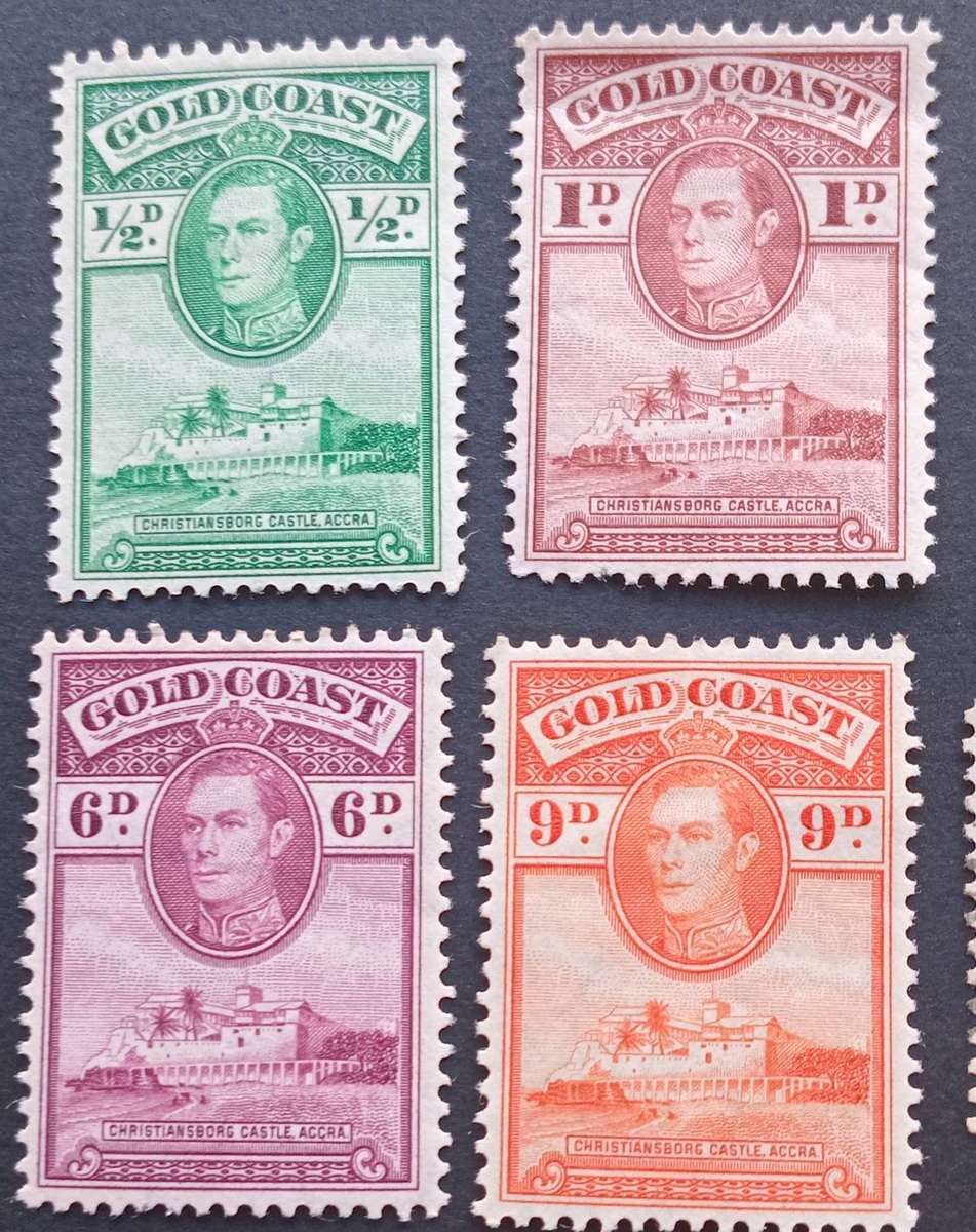 GOLD COAST 1938 KGVI MNH/MH&VFU ½d-10/- CV R3000