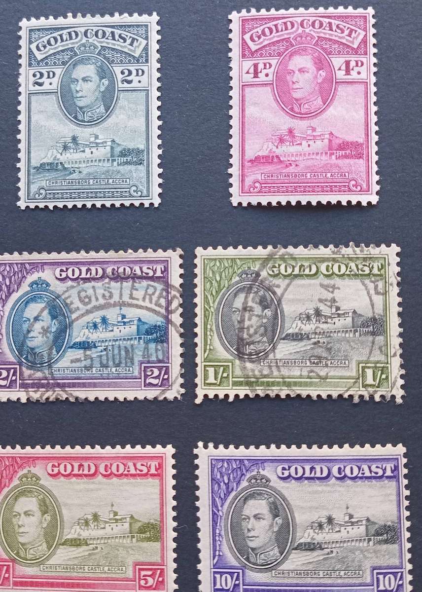 GOLD COAST 1938 KGVI MNH/MH&VFU ½d-10/- CV R3000